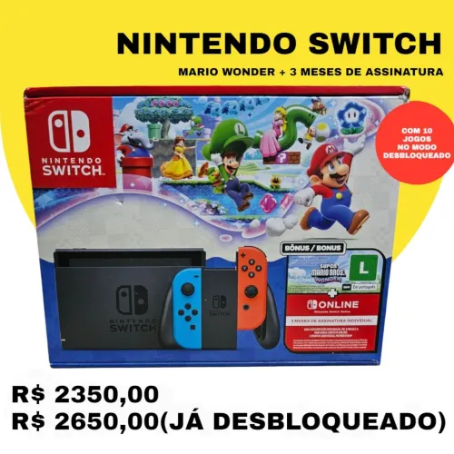Nintendo Switch(Lacrado)