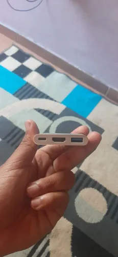 Hub USB-C Tomate 3 em 1 - HDMI + USB 3.0 + USB-C | Pouco Uso