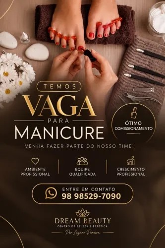 Vaga para Manicure | Parceria com Comissão Atrativa - Jardim Renascença