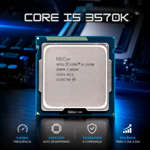 PROCESSADOR INTEL CORE I5 3570K 3.4GHZ 6MB LGA 1155 OEM