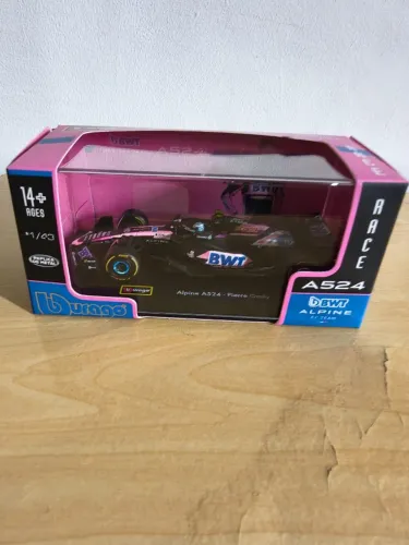 Miniatura Bburago Alpine 2024 - 10 Pierre Gasly 1/43
