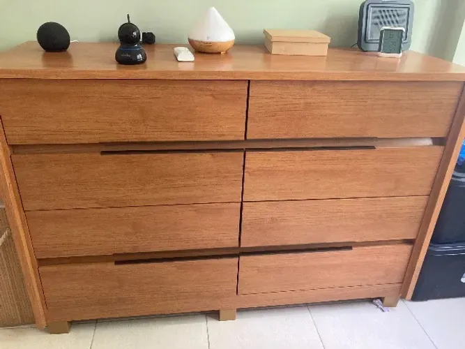 Cômoda 8 Gavetas MDF 1,52m | Excelente Estado | Muito Espaçosa