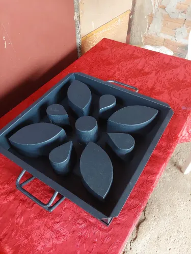 Forma de bloco cobogó 
