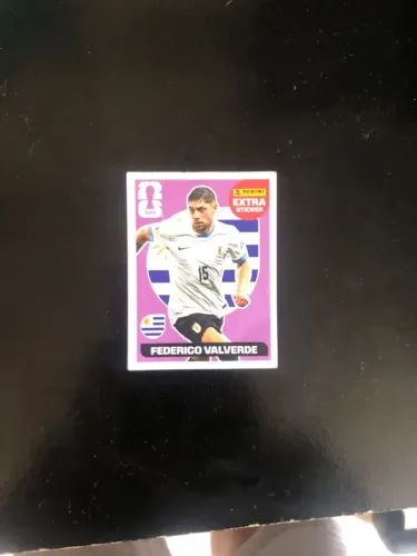 Figurinha extra rara do valverde bordo copa 2026