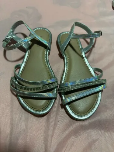 Sandália Prata infantil 