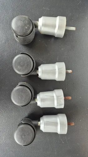 Rodízios para Cama Box e Móveis no Geral - Kit com 4 unidades resistentes