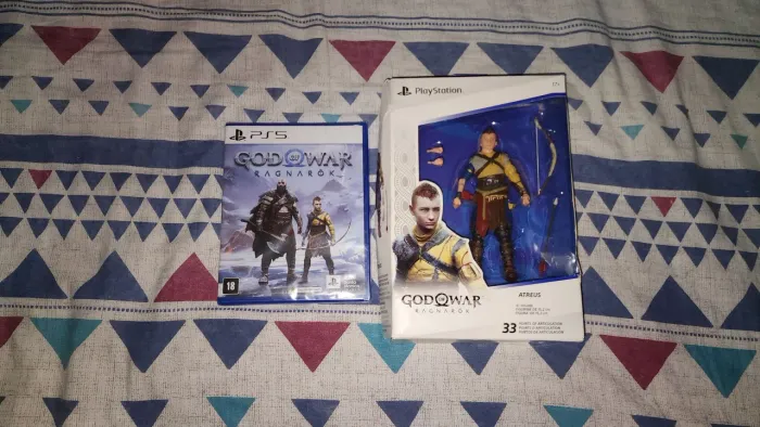 Jogo God Of War Ragnarock PS5 + Atreus Original Playstation Lacrados (Envio OLX)
