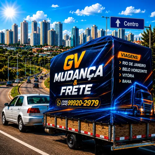 Caminhão de mudança frete viagem GV BH ES RJ