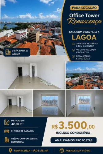 Alugo Excelente sala Office Tower!!!!