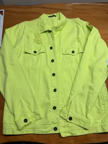 Jaqueta Jeans Verde Personalizada