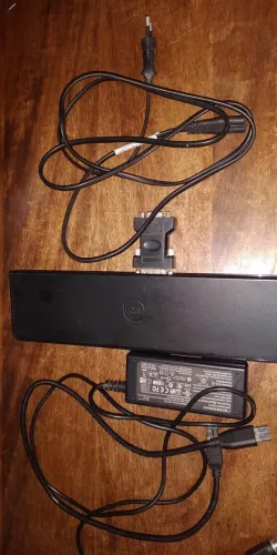 Dock Station Dell D3000 USB 3.0 Completo + Fonte original e Cabos
