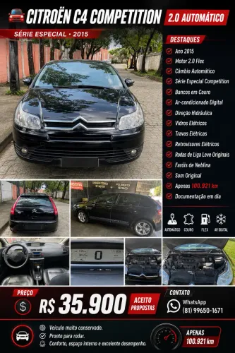 Citroen C4 Tendance 2.0 Flex 16V 5P Aut. 2014