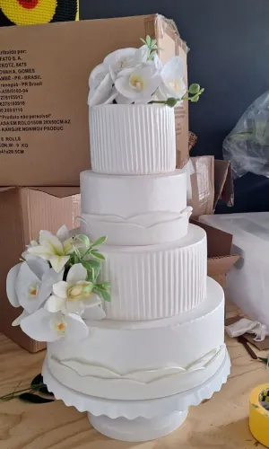 Bolo Fake para Casamento