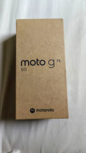 Celular Moto G75 5G na Caixa - Tela Intacta e Bateria 100%