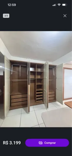Guarda-roupa de casal 100%MDF grande a pronta entrega 