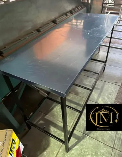 Lindas Mesas De Inox A Pronta Entrega (Fazemos Entregas)
