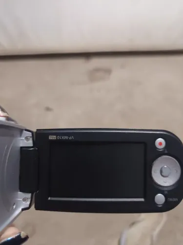 Filmadora Samsung funcionando
