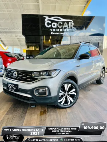 Volkswagen T-Cross Highline 1.4 TSI Flex 16V 5P AUT 2021