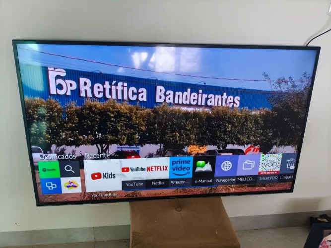 Tv 55 Samsung Smart - Passo Cartão e Pego tv Menor 