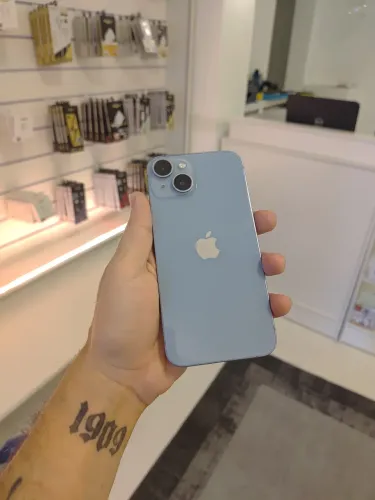 iPhone 14 Azul 128 Gb com 84%
