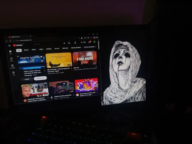 Monitor led 20 polegadas, 75hz novo