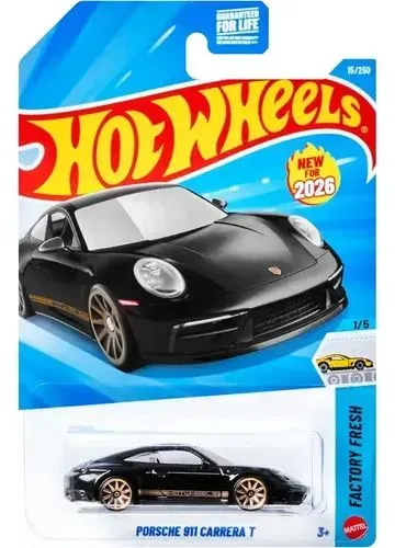 Hotwheels - Porsche Carrera 911 preto