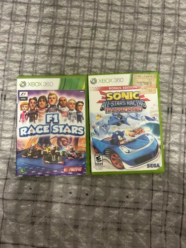 Lote Corrida Xbox 360 | Sonic Racing Transformed + F1 Race Stars