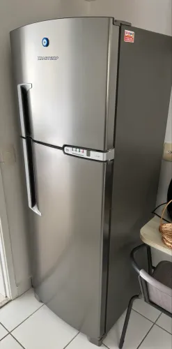 Geladeira inox BRASTEMP duplex 375l