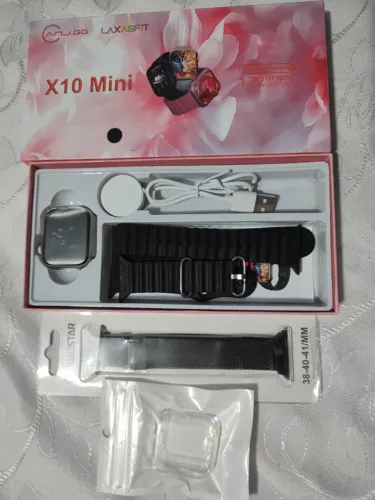 Smartwatch LaxasFit X10 Mini 41mm Serie 10 Pulseira Extra novo