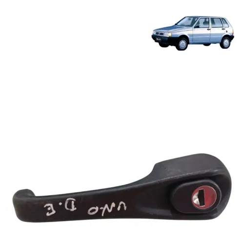 Macaneta Externa Porta Dianteira Lado Esquerdo Uno S 32530 Preto Dianteira