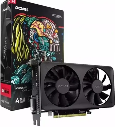 Placa de Vídeo Gamer Radeon RX 550 Pcyes Ddr3 4 Gb/Vram nova!