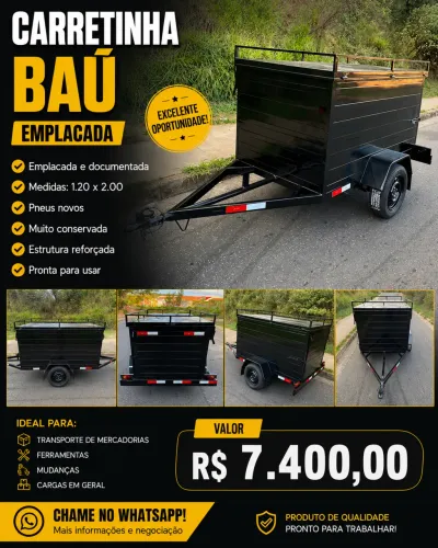 Carretinha Baú 