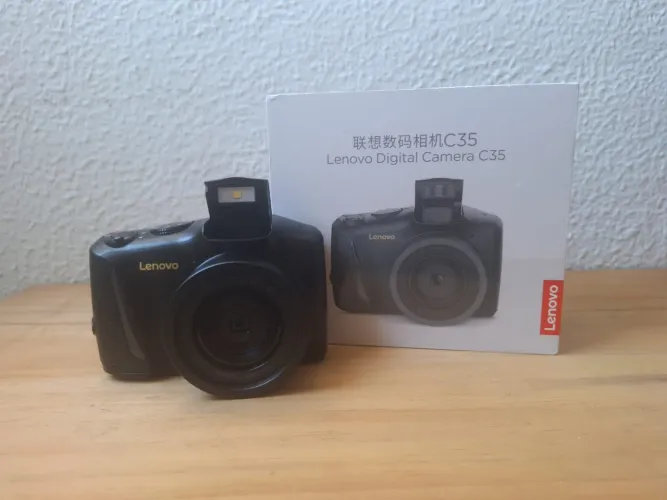 Câmera digital lenovo C35 5k 64MP com zoom 16x
