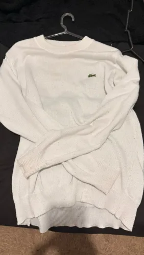 suéter lacoste branco