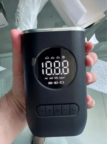 Compressor Portátil para Pneus Carro, Moto Qipooh - Enche até 150PSI - a Pronta Entrega!