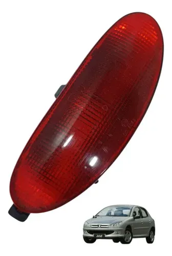Lanterna Luz Neblina Peugeot 206 2008 Ambos Lados Vermelho