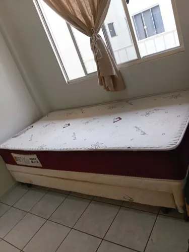 Cama Box de Solteiro Grande Completa - Marca Eko7. Linha Premium ? Com Box Cama Auxiliar
