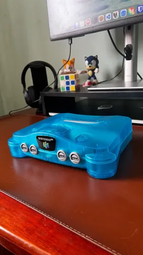 Nintendo 64 iceblue completo