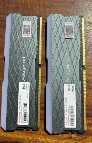 MEMÓRIA RAM DDR4 2x8gb asgard