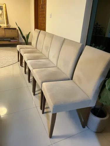 Kit 6 Cadeiras com estofado