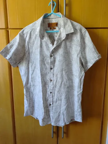 Camisa social manga curta tam M