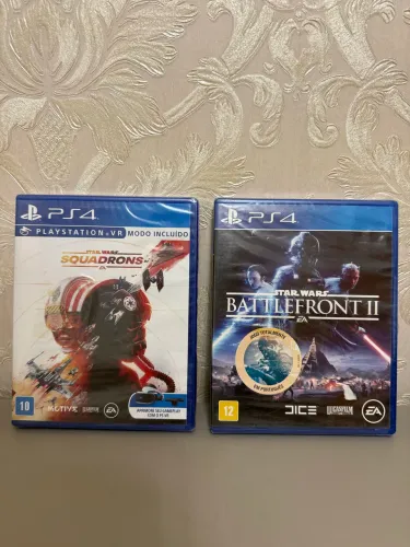 02 jogos Star Wars Lacrados