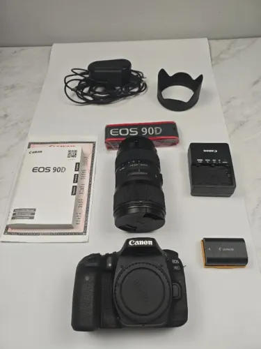 Canon EOS 90D 4K + Lente Sigma 18-35mm f/1.8 Art - Excelente Estado