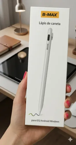 Caneta Touch Stylus Celular Tablet Ios Android Precisão Bmax