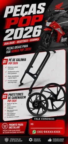 Dois Protetor de carenagem e pé de galinha pra vender