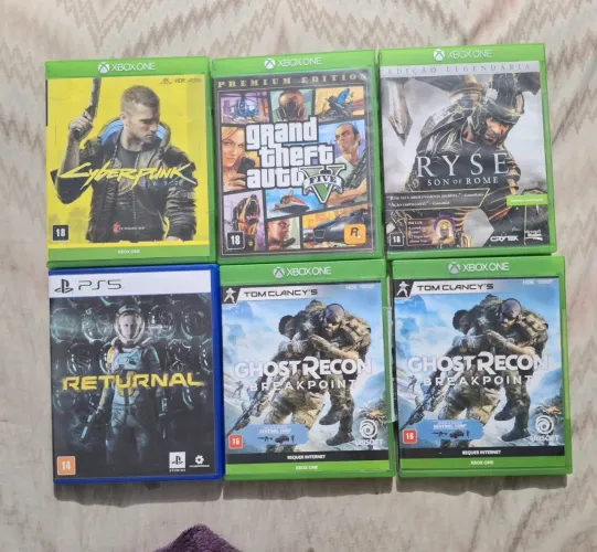 Pacote Jogos Xbox , Ps5 , Aceito Cartao 