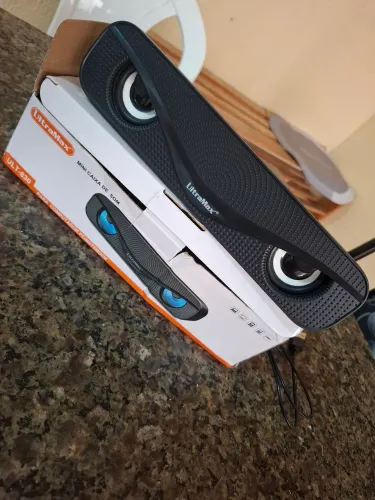 Mini Caixa de som para computador, notebook e PC gamer