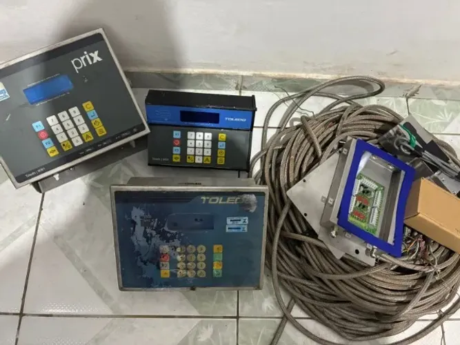 Indicador 9091 inox, cabo mtx, indicador 9091ac, caixa junção 2180 e células tedea