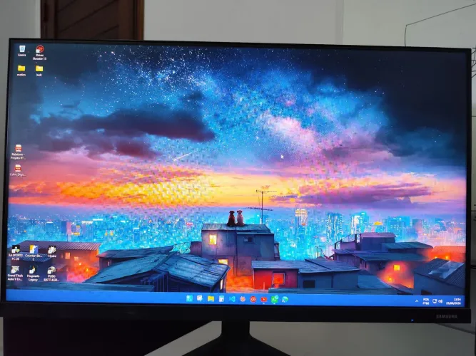 2 Monitores Full HD - Samsung 24" + AOC 21"