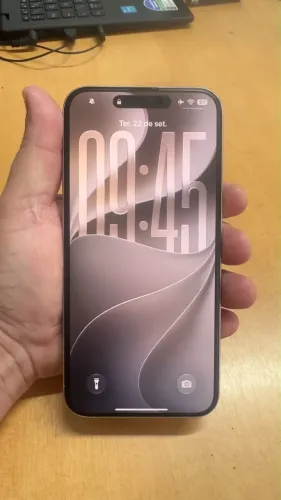 Vendo iPhone 15 pro Max 512 gb branco titânio